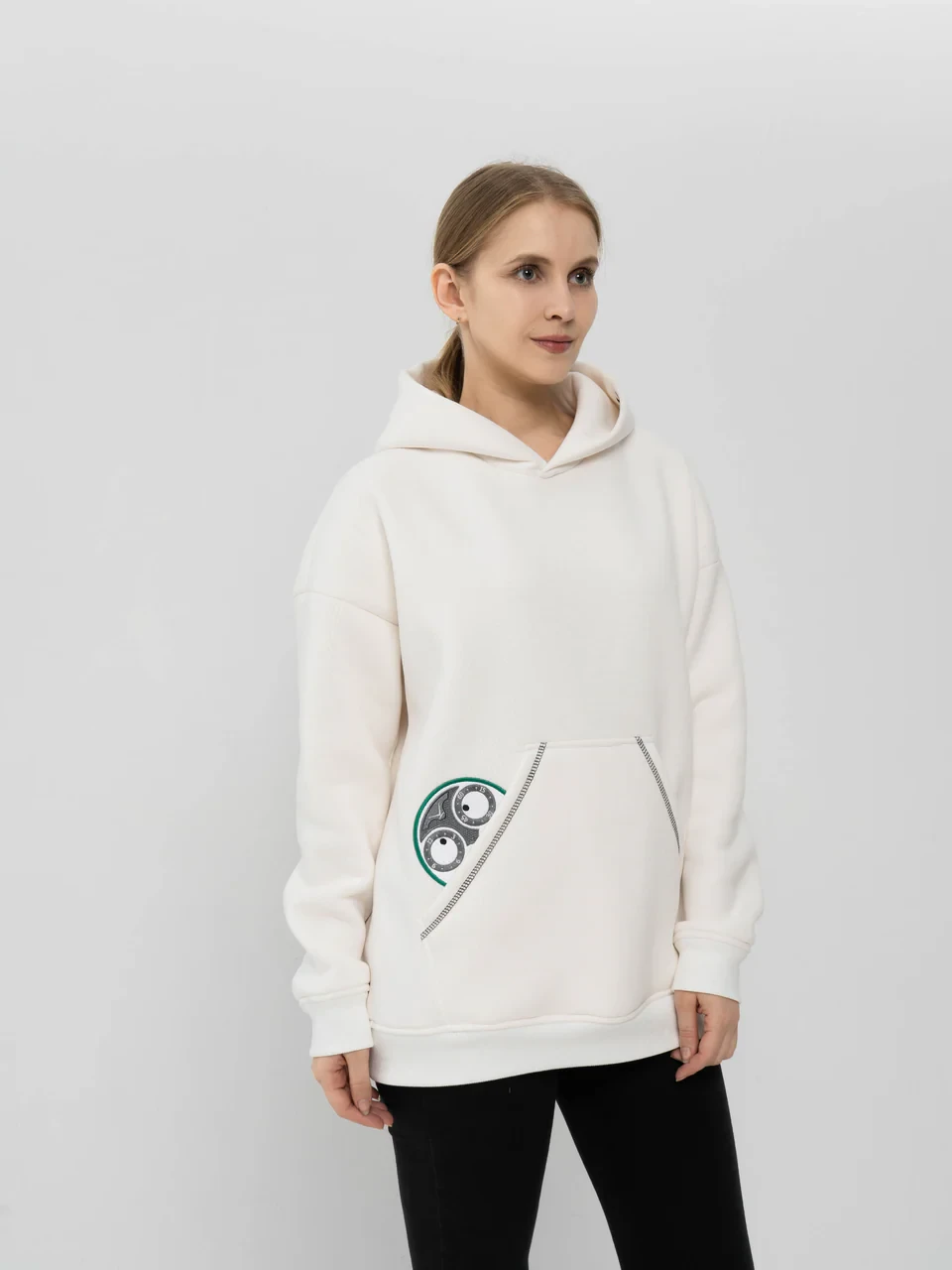 Худи белое "Джокер"