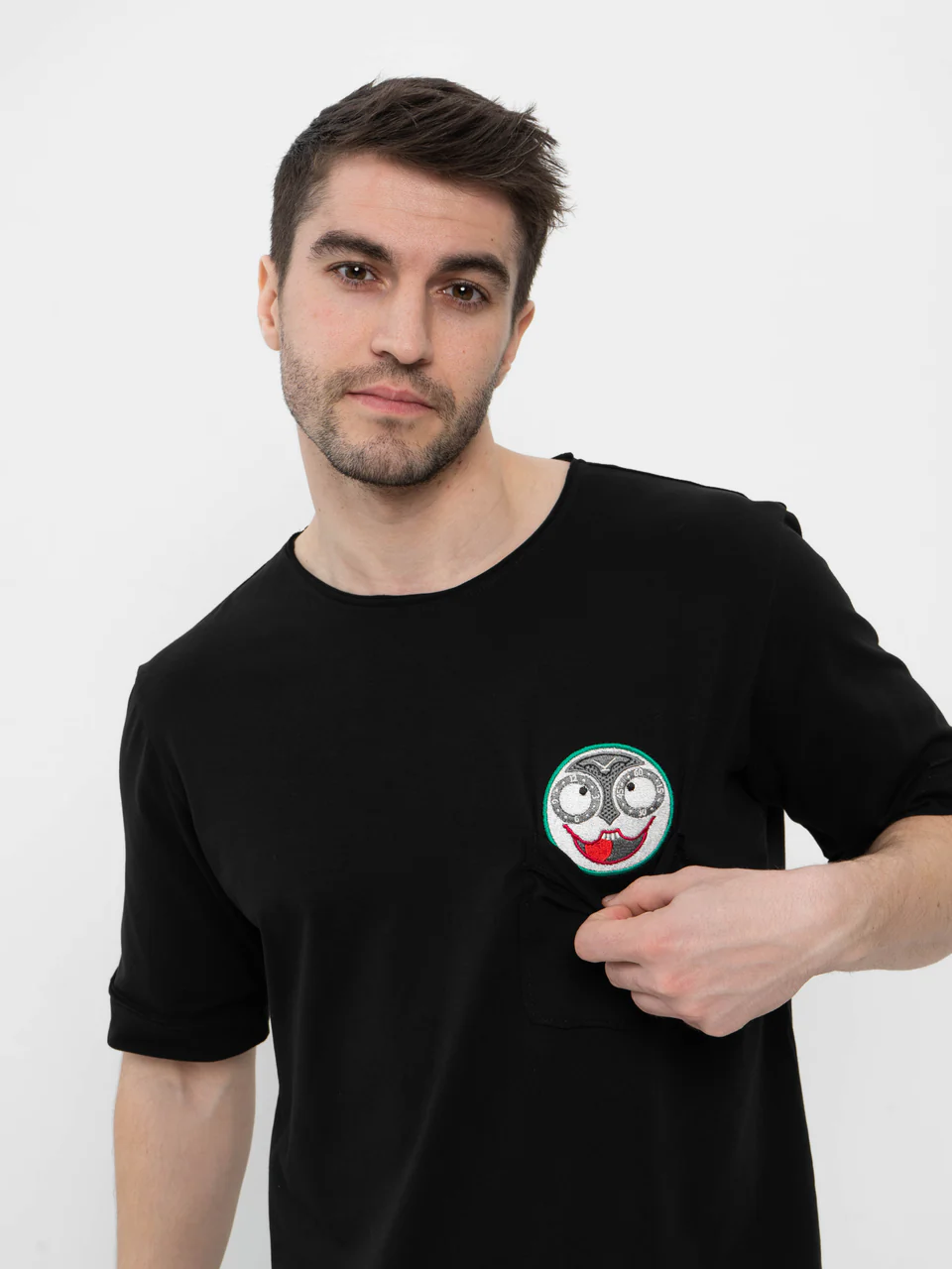 Футболка черная "Джокер в кармане"