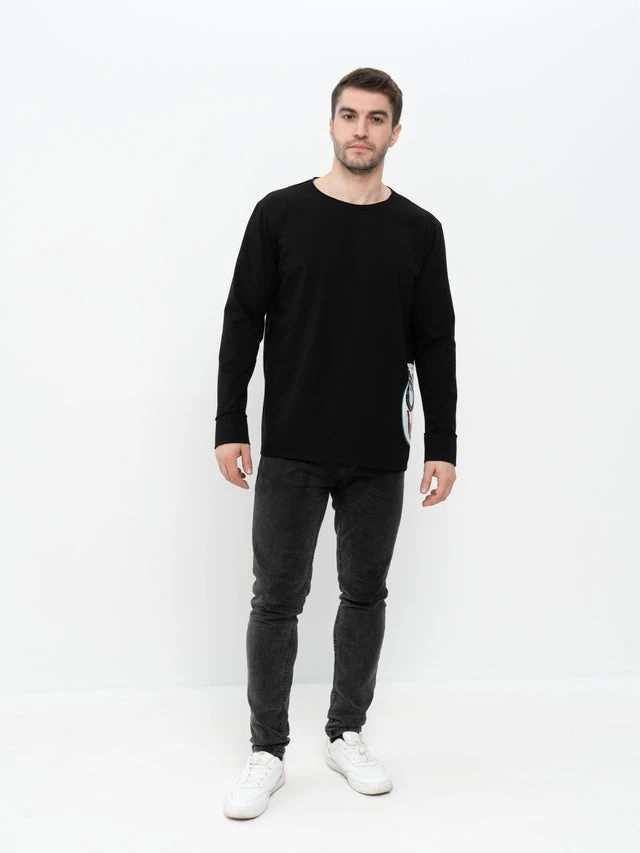 Лонгслив черный "Джокер"