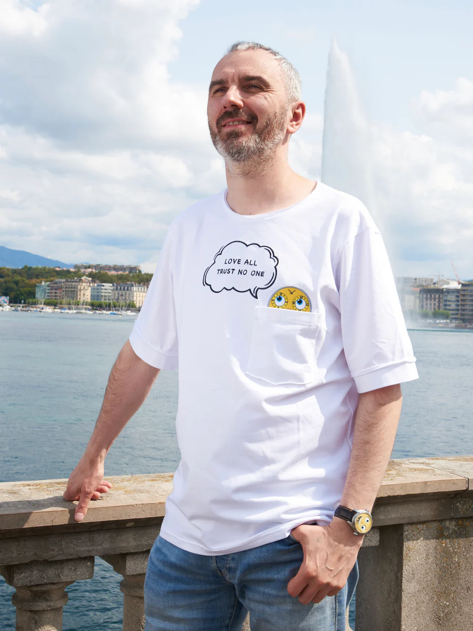 Футболка белая "Колобок"