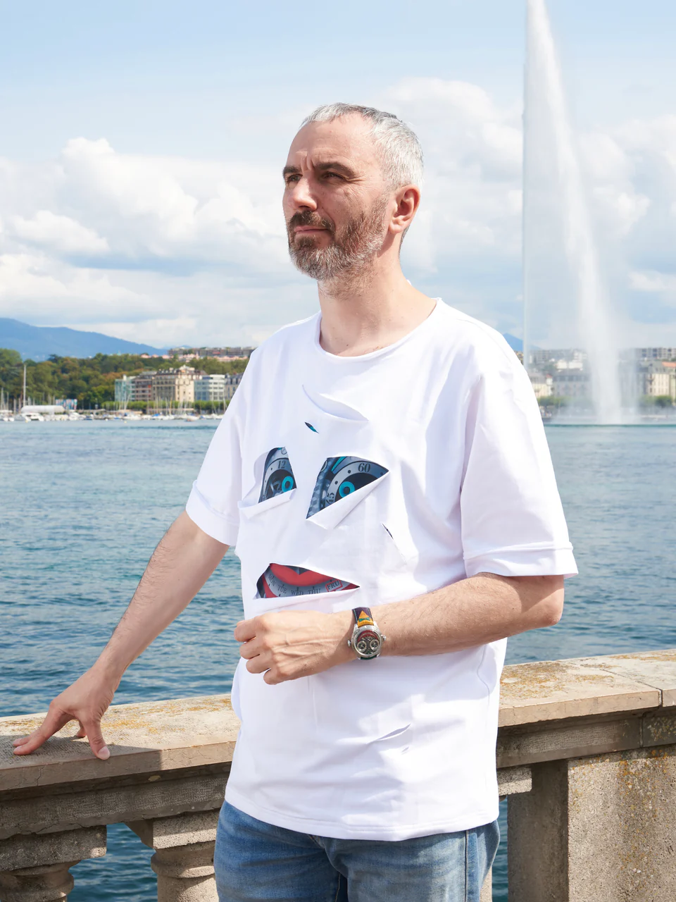 Футболка белая "Джокер Скелет"