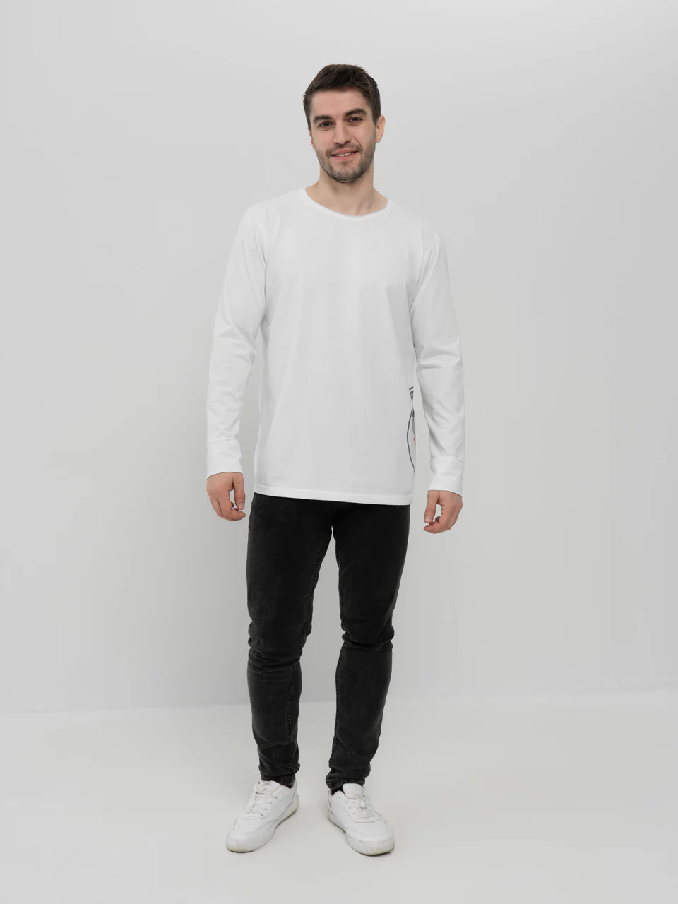 Лонгслив белый "Джокер"