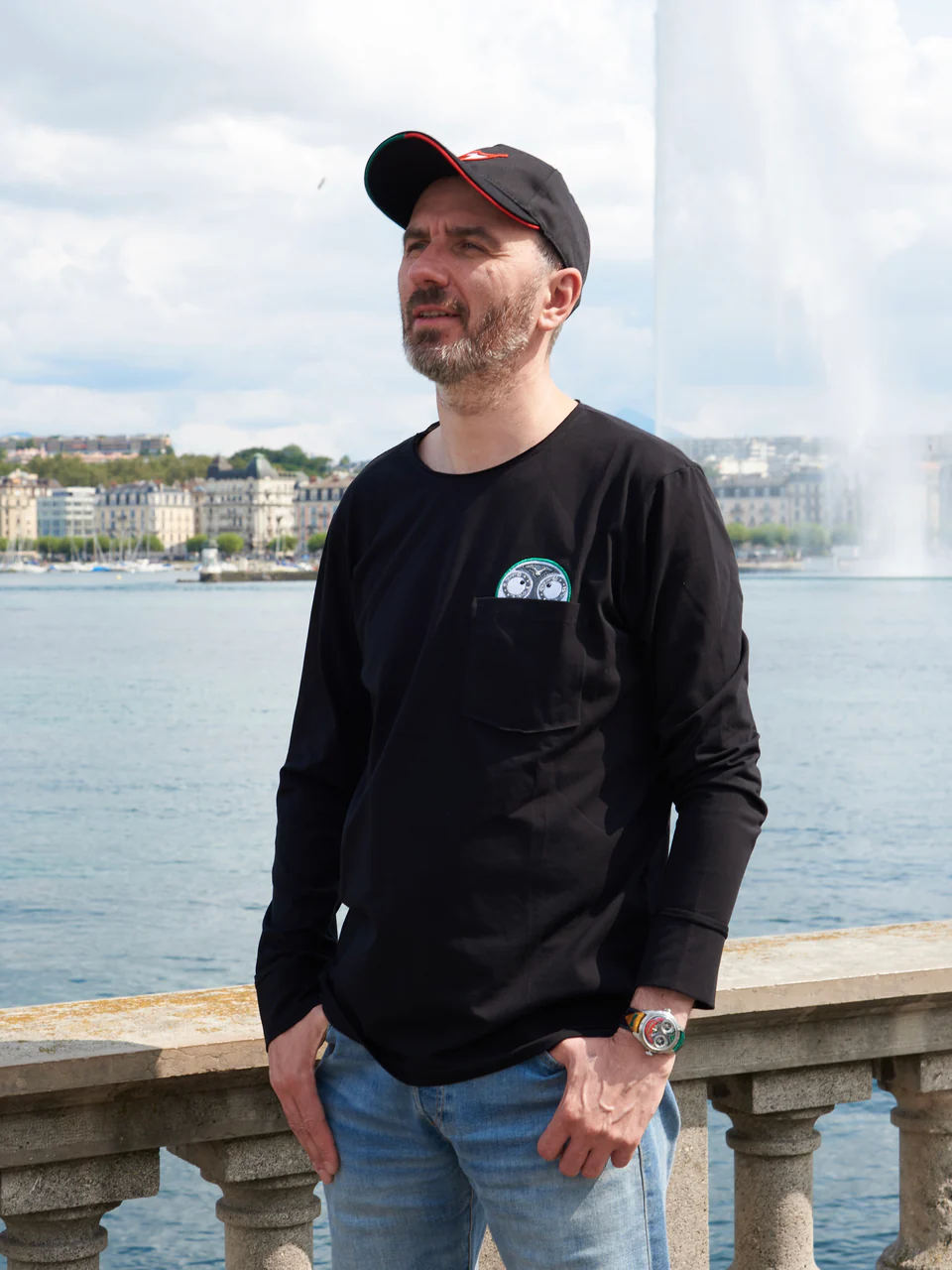 Лонгслив черный "Джокер в кармане"