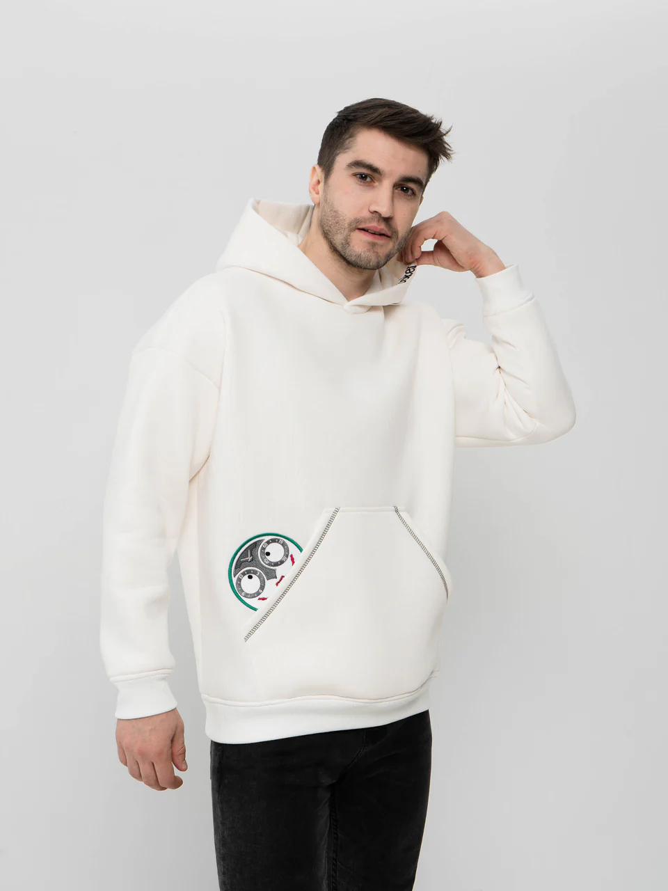 Худи белое "Джокер"