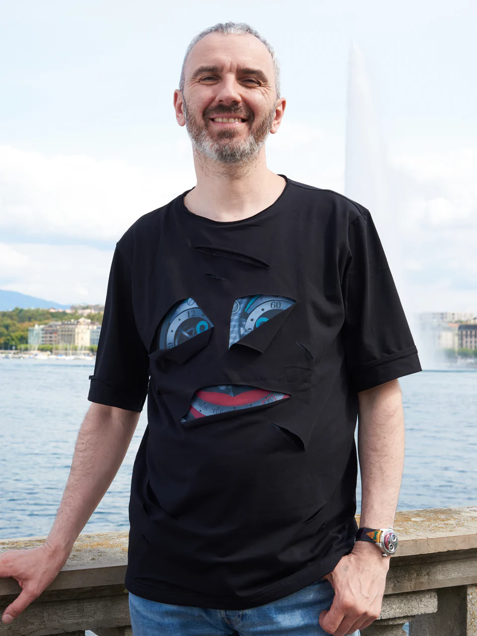 Футболка черная "Джокер Скелет"