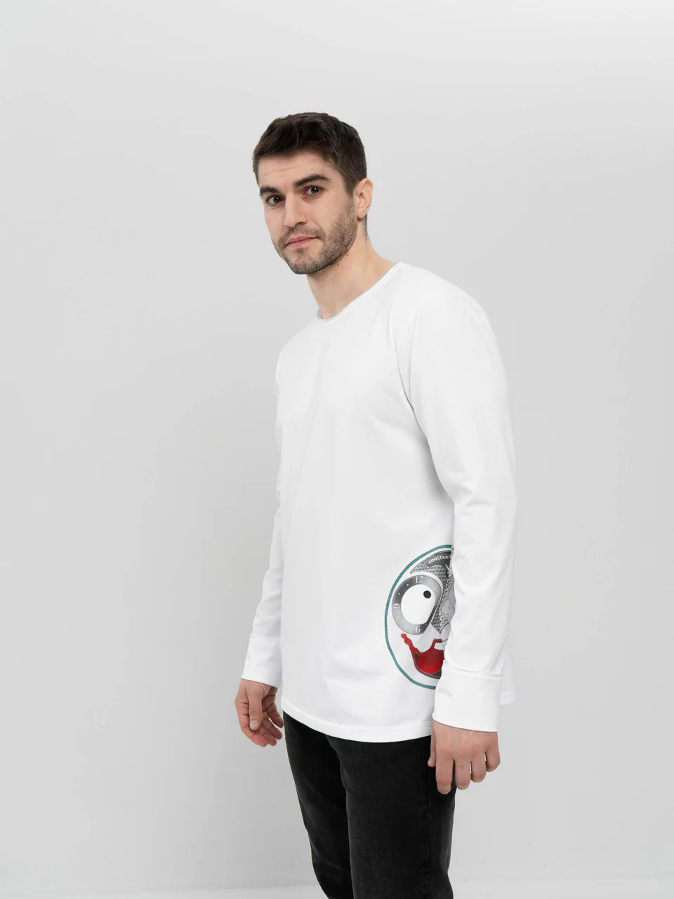 Лонгслив белый "Джокер"