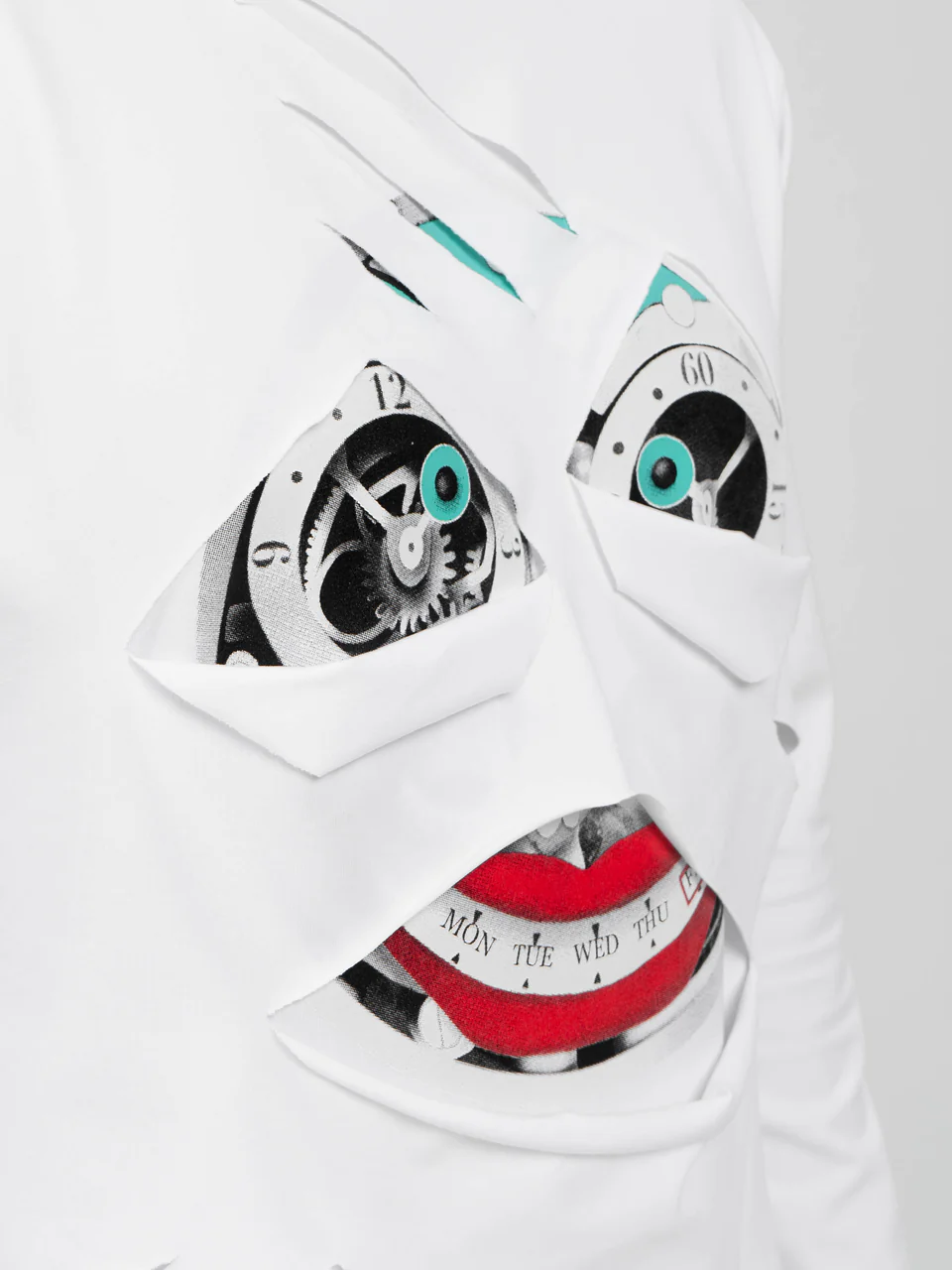 Лонгслив белый "Джокер Скелет"