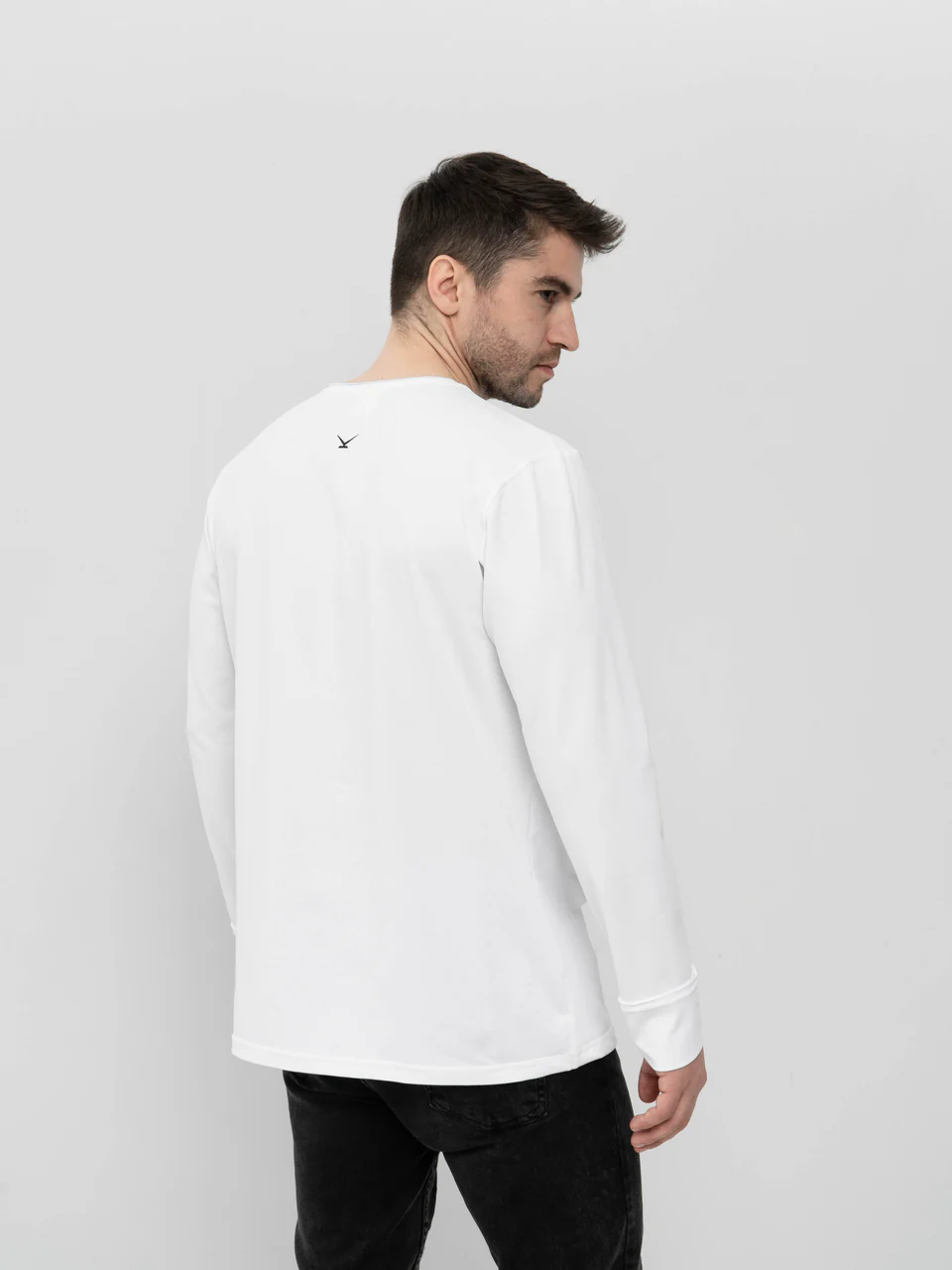 Лонгслив белый "Джокер Скелет"