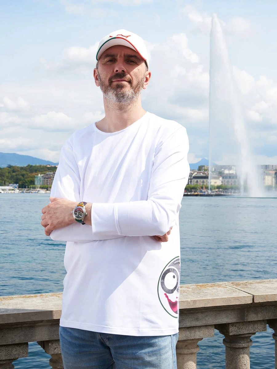 Лонгслив белый "Джокер"