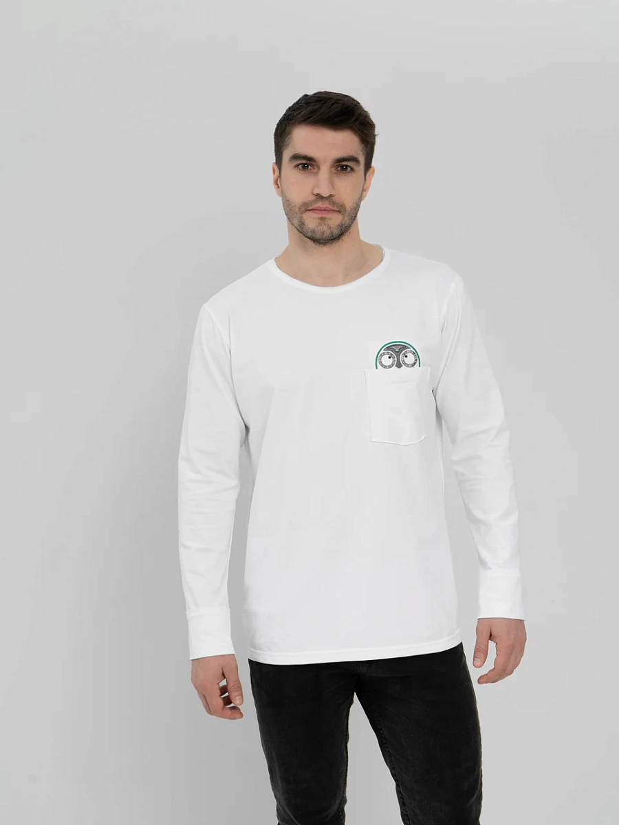 Лонгслив белый "Джокер в кармане"