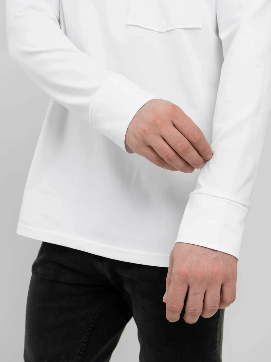 Лонгслив белый "Колобок"