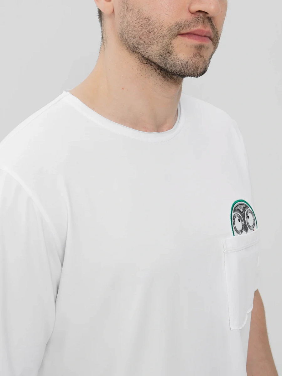 Футболка белая "Джокер в кармане"