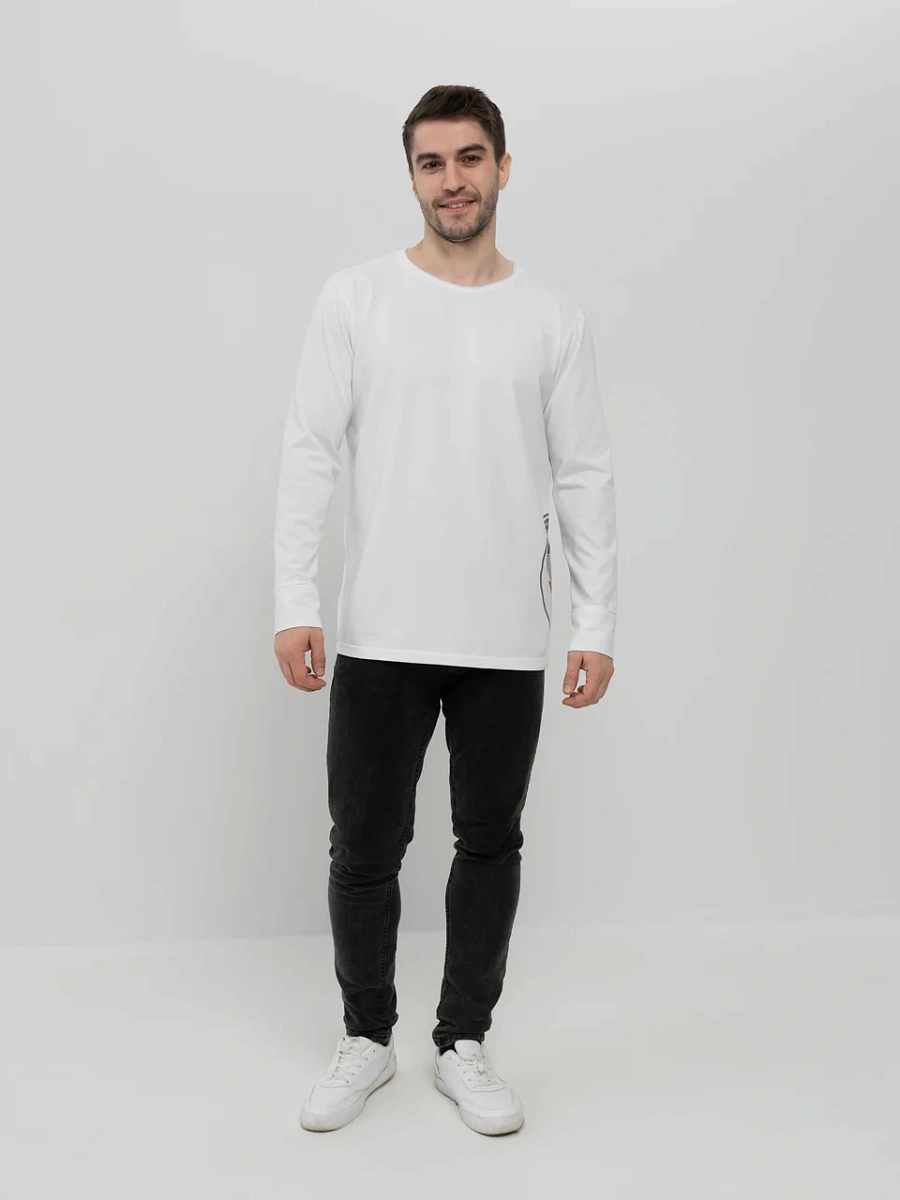 Лонгслив белый "Джокер"