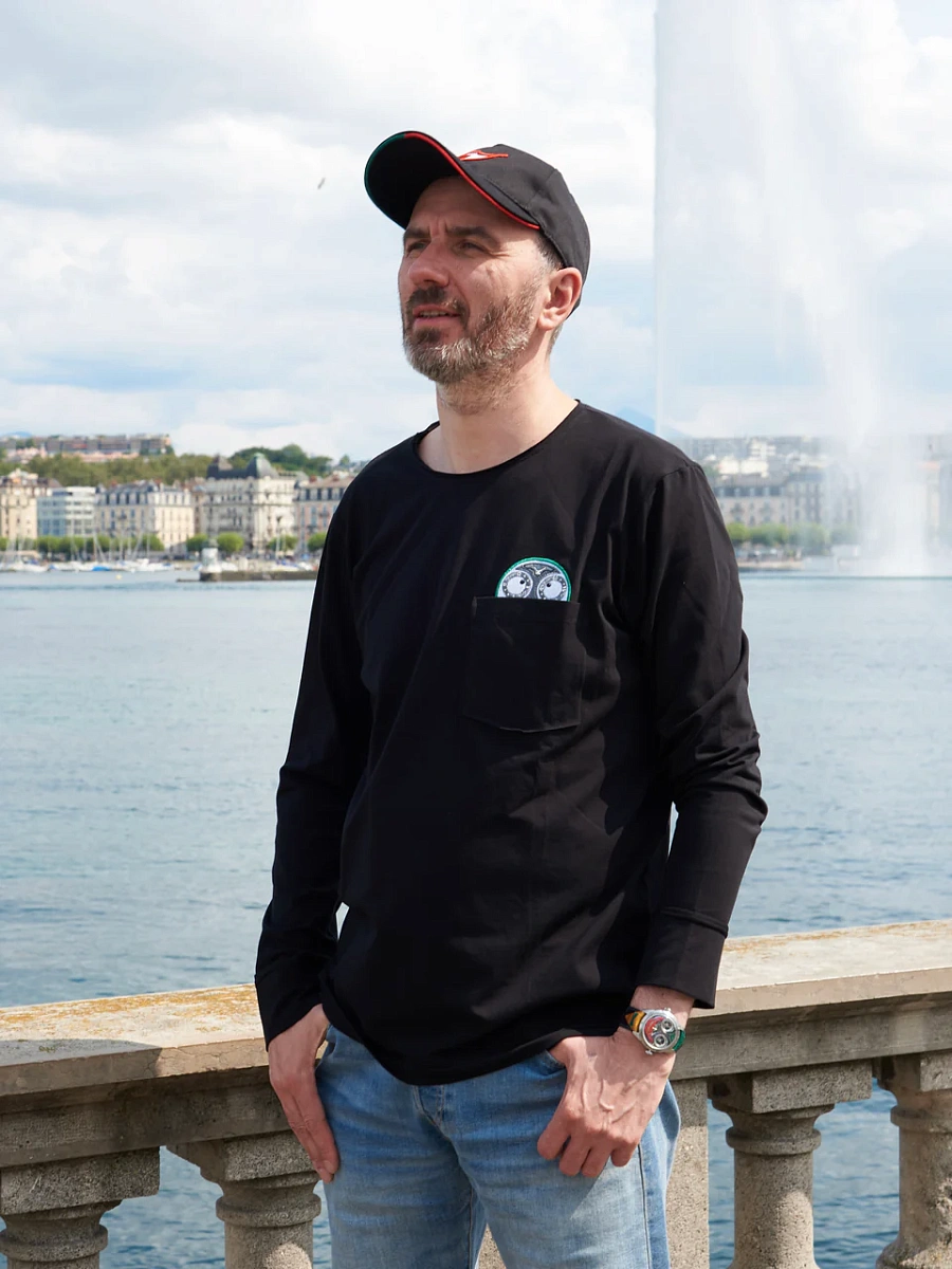 Лонгслив черный "Джокер в кармане"