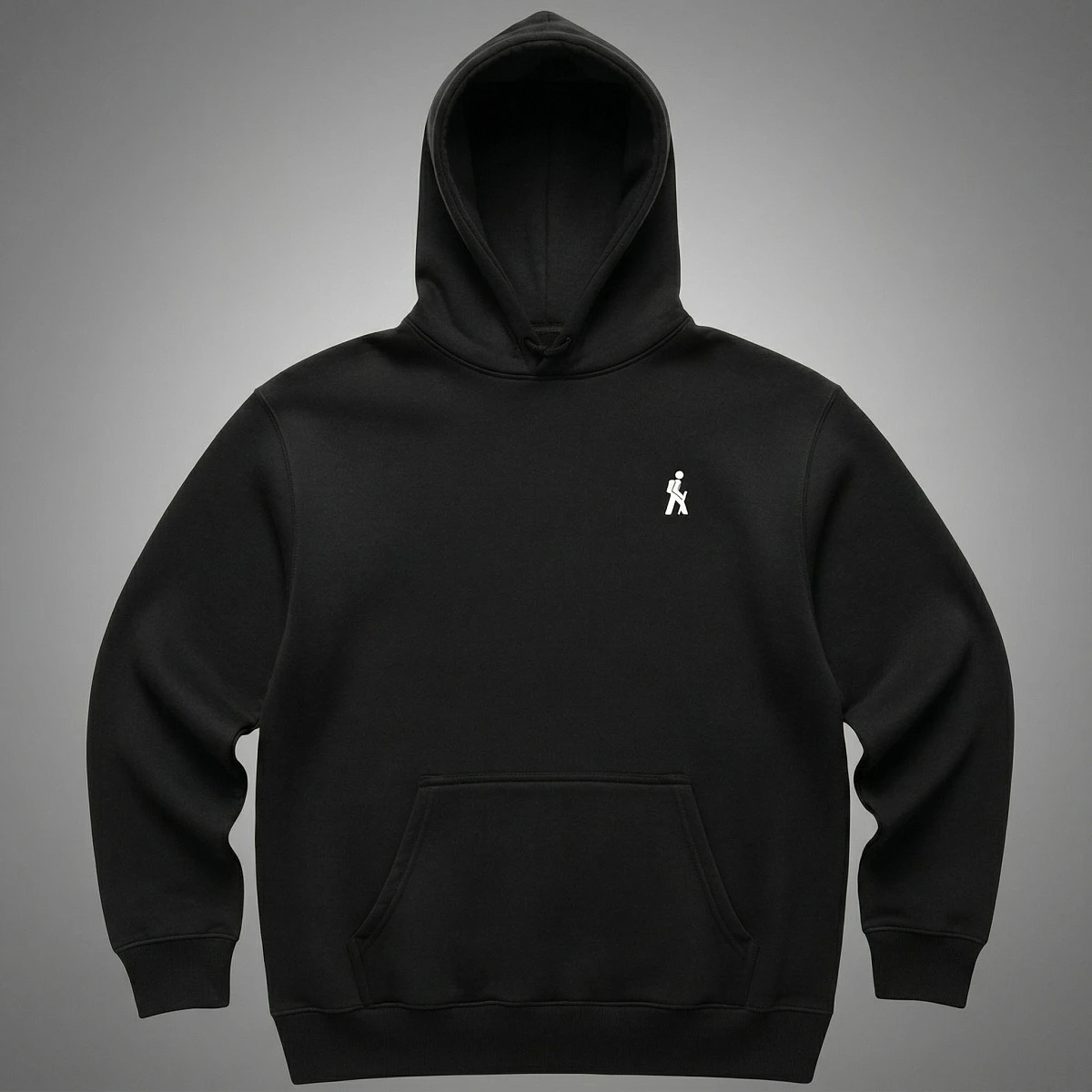 Худи черное "Путник"