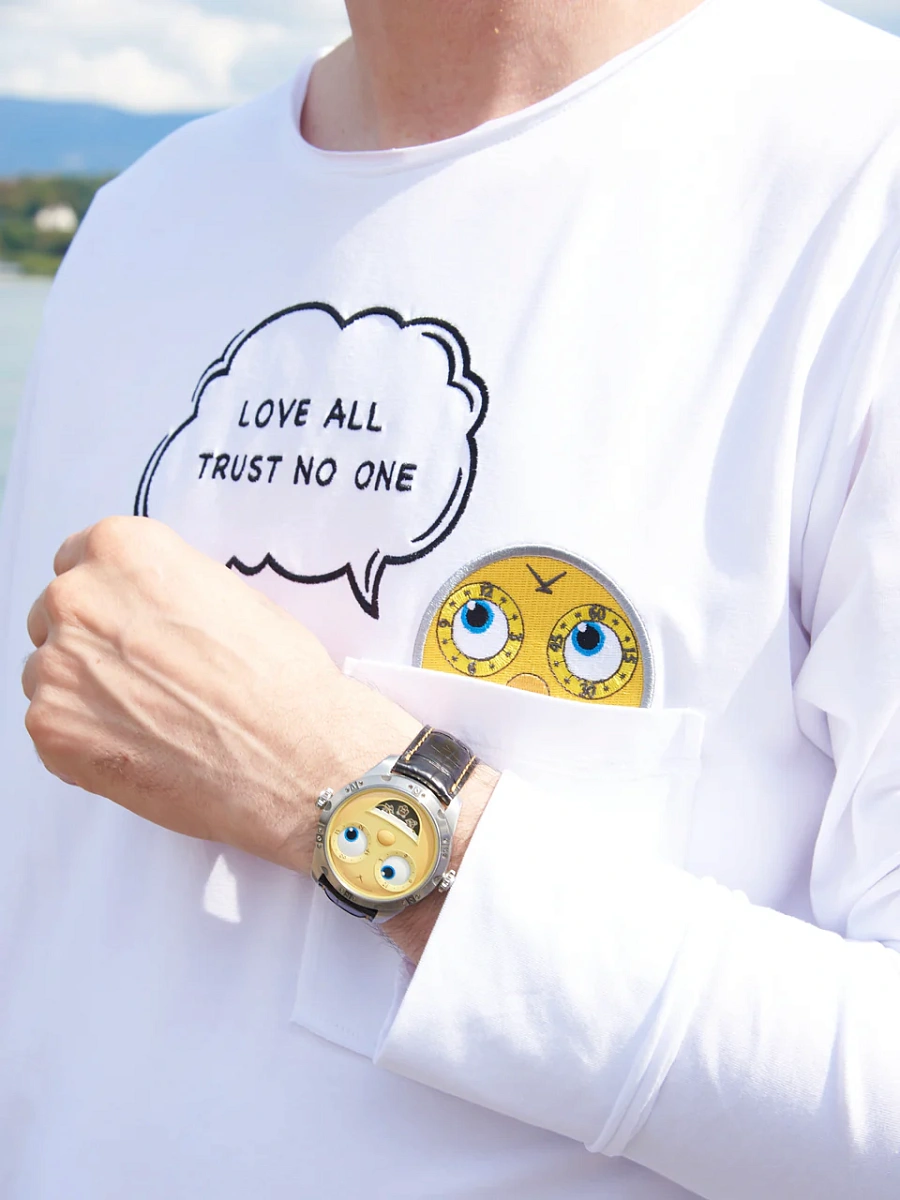 Лонгслив белый "Колобок"