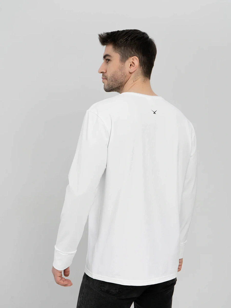 Лонгслив белый "Джокер в кармане"