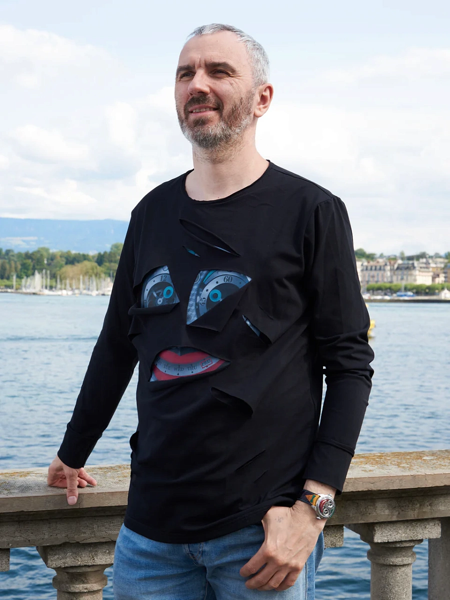 Лонгслив черный "Джокер Скелет"