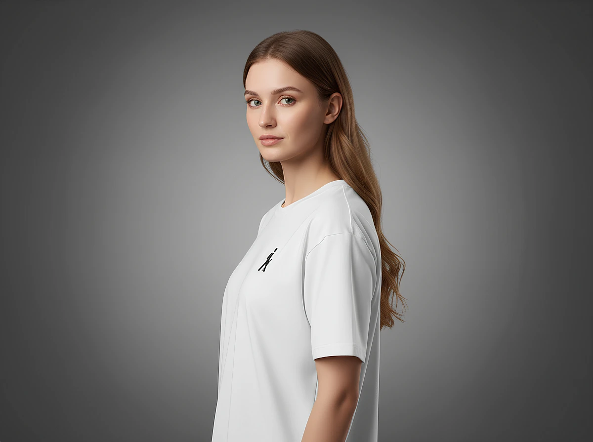 Футболка белая "Путник. След"