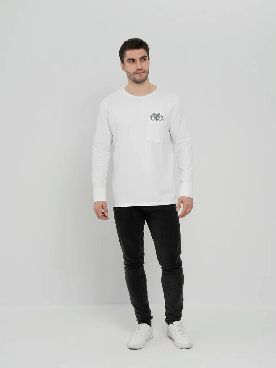 Лонгслив белый "Джокер в кармане"