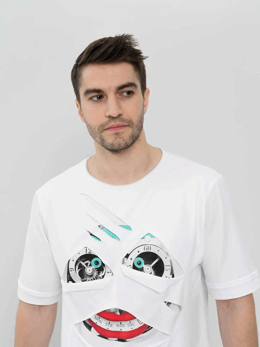 Футболка белая "Джокер Скелет"